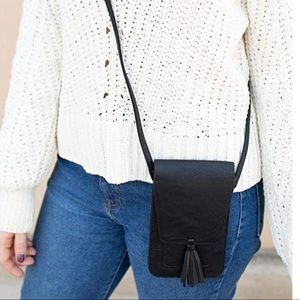 Harper Crossbody with RFID Protection - Black